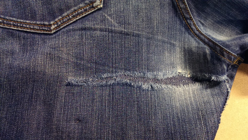 Denim Repair: Colorful Stitching | Ginger Root Design